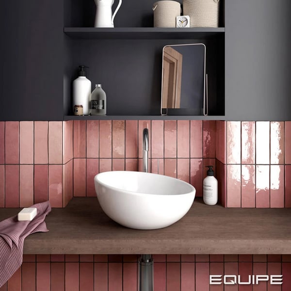 Πλακάκι Artisan Rose Mallow 6,5x20 cm